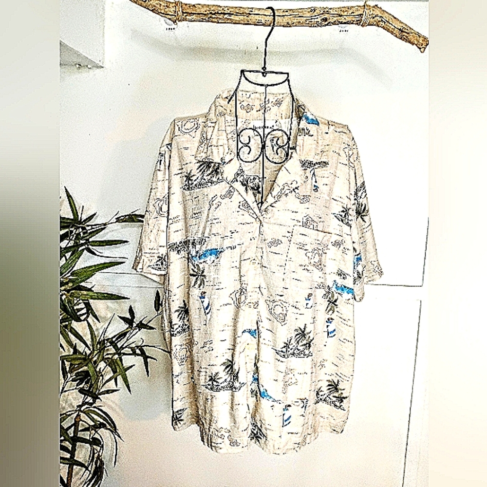 Vintage :: Fashion Bug Hawaiian Tropical Button Down Shirt